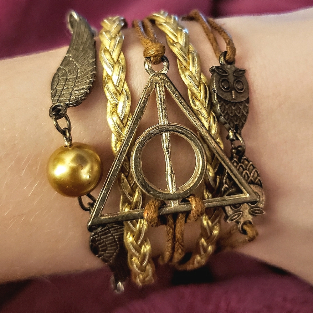 Ashley Bridget Harry Potter Deathly Hallows Bracelet
